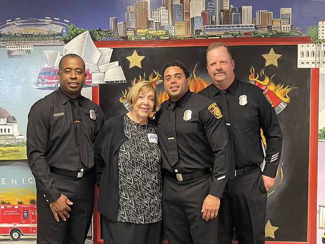 Cardiac Arrest Survivor Reunites with First Responders at LAFD Headquarters