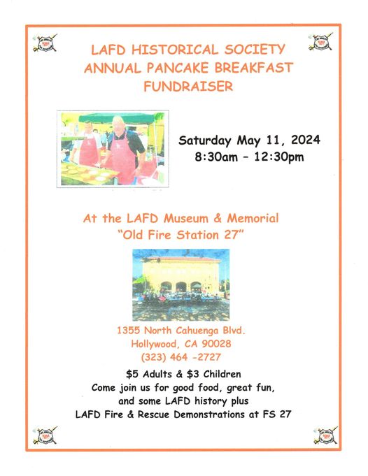 LAFD Fire Station 27 and Museum FSD2024 Flyer