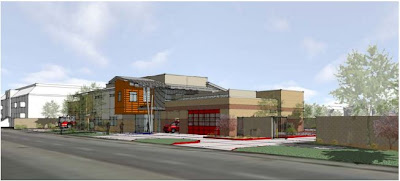Artist's Concept of New LAFD Station 7 in Panorama City